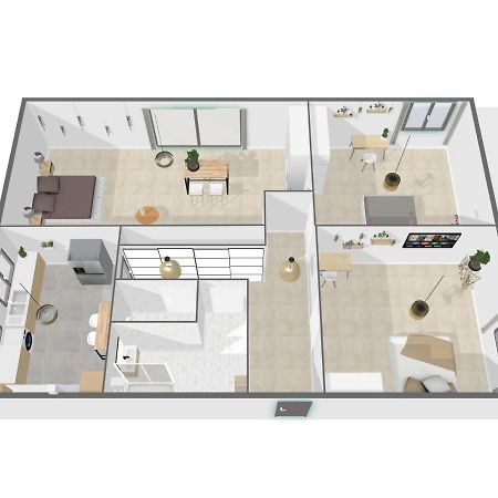 La Garden Room Logement En Colocation 勒普莱西-罗班松 外观 照片